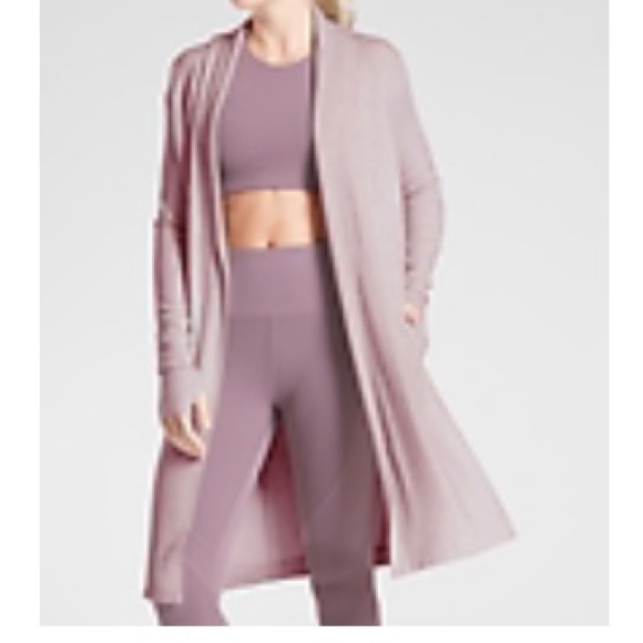 Athleta Accessories - Athleta Canopy Wrap In Nirvana Women’s Wrap Long Sweater in Flora Mauve Medium